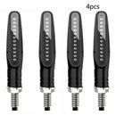 4pcs Universal Motorcycle LED Turn Signal Light Indicator Lamp Yellow Color xas
