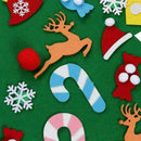 Kids Felt Christmas Tree Ornaments Xmas Gift DIY Door Hanging Wall Decor U5Q1