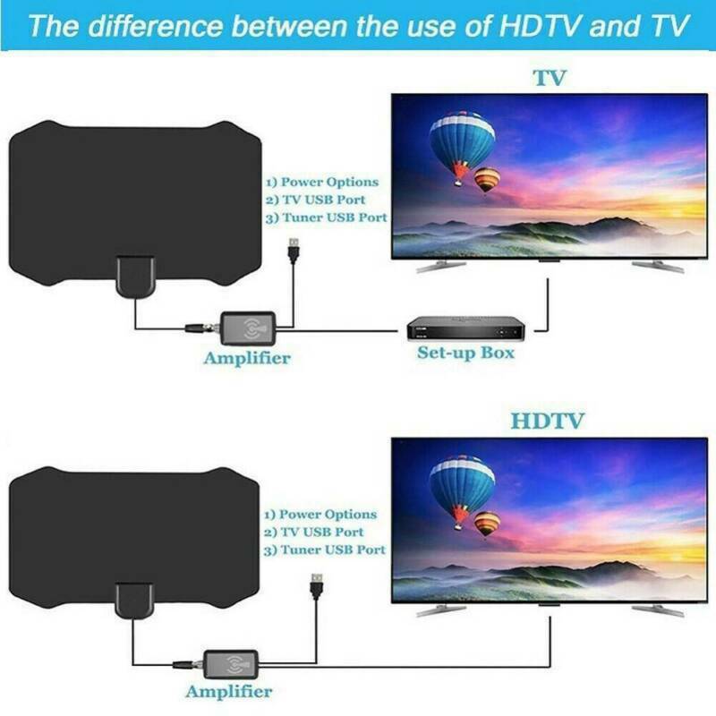 5000-Mile Range HDTV Antenna 4K HD Indoor Digital TV Aerial Signal Amplifier AU