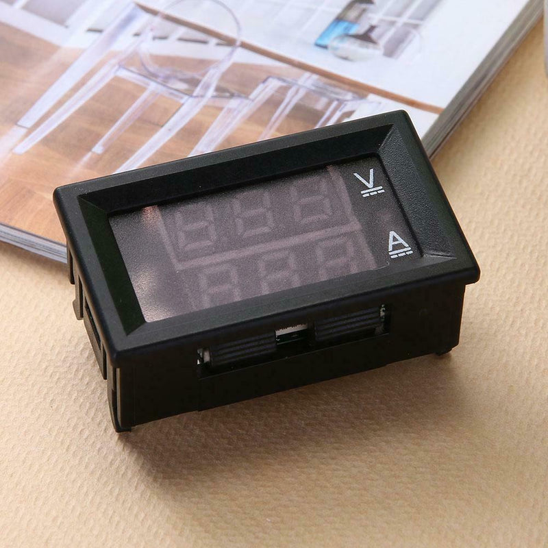 0.56in DC 0-100V 0-10A Dual LED Digital Voltmeter Ammeter Volt Amp Meter(2)
