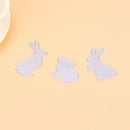 Three Rabbit DIY Metal Embroidery Stencil Scrapbook Craft Cutting Die