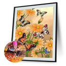 Flower 5D DIY Full Round Drill Diamond Painting Cross Stitch Art (B923)