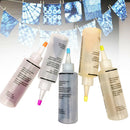 5 Colors Non Toxic Fabric Textile Tie Dye Kit Rubber Band Permanent Paint Craft