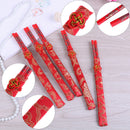 Red chopsticks Chinese wood bag holder dinnerware flatware kitchen food st MO
