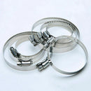 10pcs Adjustable Car Fuel Petrol Pipe Hose Clip Stainless Clamp Spring 8-12 I5G4