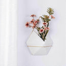 Modern Hanging Planter Vase, Geometric Wall Decor Container - Great For Suc