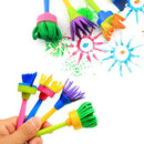 Kids Art Paint Sponge Brushes Set Children Early