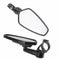 Black Motorcycle Round 7/8" Bar End Rearview Side Mirrors For Universal Motor