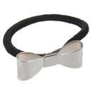 Fashion Polish Metal Bow Tie Hair Band Cuff Wrap Pony Tail Holder Headband  U6X3