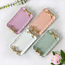 Wood Macarons Tray Handmade Rectangle Cake Tools For Party Decoration Perfu