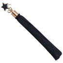 Women Bijoux Jewelry Classic Star Tassel Long Earring - Black