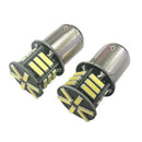 2 Pieces Car BA15S 1156 21LED Turn Signal Backup Reverse Light 6000K White