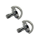 10x Steel 1/4'' D-Ring Screws for Camera Tripod Monopod Quick Release Plate