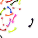 20Pcs/Set Curved Ball Barbell Eyebrow Rings Body Bar Tragus Piercing Jewelry-3C