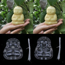 2 Pieces Clear Cucumber Growing Mold Growing Buddha Shape Vegetable Fruit Mold