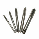 5PCS M3-M8 Pointed Taps Thread Tap Drill Metric Spiral Fluted Machine Screw Set