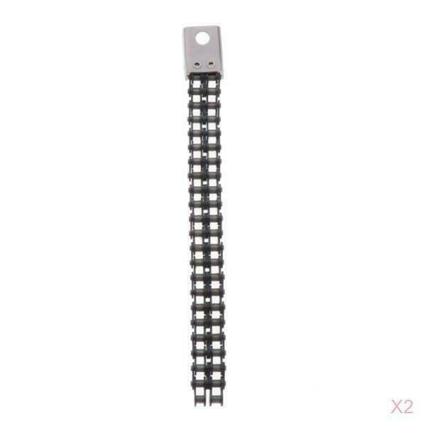 2Pieces Drum Pedal Chain Beater Linkage Connecting Chain Drum Parts Steel