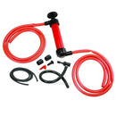 Portable Manual Oil Pump Siphon Tube Car Hose Fuel Gas Extractor Transfer Sucker