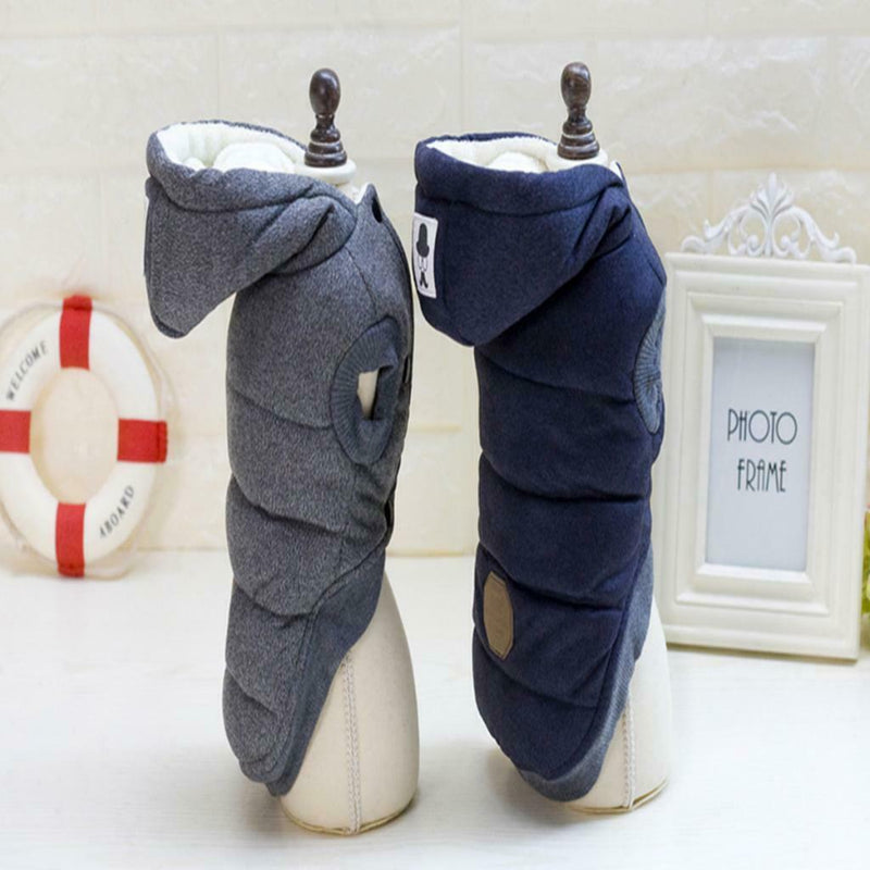 Christmas Winter Outfit Dog Cotton Jacket Sweater Jumpsuit Puppy Vest M
