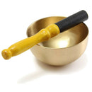 Tibetan Buddhism Meditation Healing Hand Hammered Brass Singing Bowl Cushio J5X1