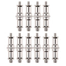 10 x 1/4" to 3/8" Tripod Spigot Stud Monopod Screw Adapter for Light Stand
