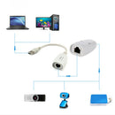 USB 2.0 to CAT5 RJ45 CAT6 Lan Extension Cable Extender Adapter