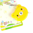 Mini Cartoon Protable Keychin Retractable Tape Ruler Measure Keyring LJ