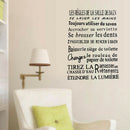 Quotes for bathroom of French version waterproof wall stickers home decor,  S3V7