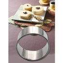 12PCS Cookie Cutters Stainless Steel Cookie Cutters Round Patisserie Cutter L3O1