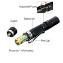 Waterproof 8000LM Pocket LED Flashlight Zoomable LED Torch Mini Penlight Light^^