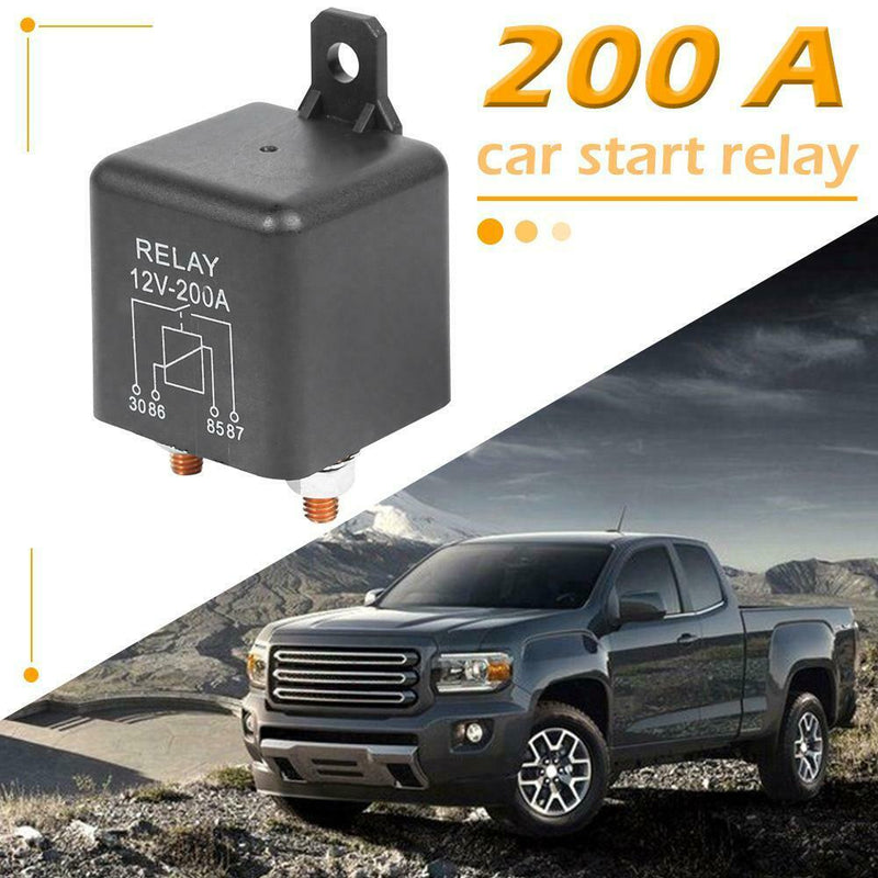 12V 200 Amp Heavy Duty Split Charge/Winch Relay for Car Van Boat 4 Pin