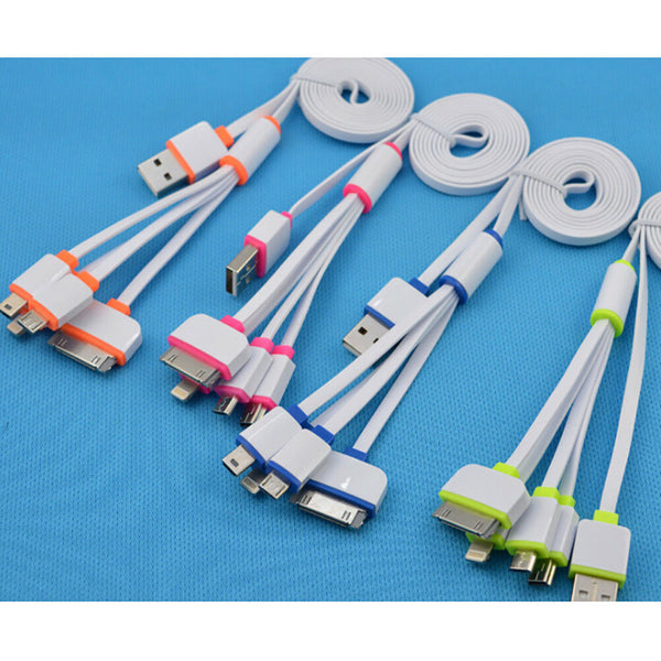 New universal 4 in 1 USB cable multi charger line for mobile phone   Z