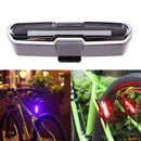 5 modes USB Rechargeable COB LED Bicycle Bike Cycling Rear Tail Light Lamp