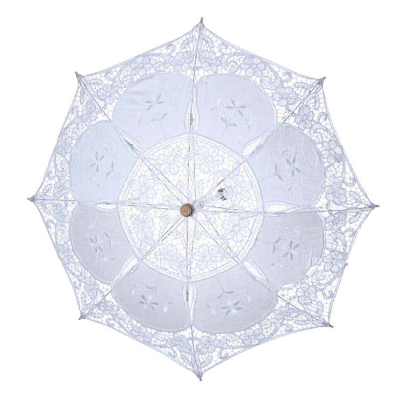 Floral Parasol Umbrella Decoration Wedding Bride Handmade Photography Prop L