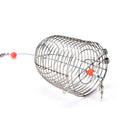 Cage Fishing Trap Basket Feeder Holder Stainless Steel Wire Fishing%Lure 58*43TE