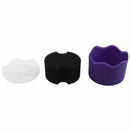 Round Plastic Single Watch Box with Sponge Cushion purple