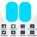 2x Car Side Mirror Anti Fog Films Anti Glare Waterproof Auto Stickers with Tools