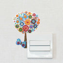 DIY Tree Diamond Painting Luminous Switch Stickers Outlet Wall Decals Decor