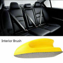2Pcs Nano Cleaning Brush Car Felt Washing Tool for Car Leather Seat Auto Ca