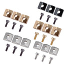 6 Pcs Electric Guitar Tremolo Bridge Nut Clamp&Screws for  Parts