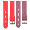 2 Pieces Replacement Silicone Sport Band Strap For Garmin Vivoactive 3