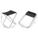 Aluminium Alloy Folding Fishing Stool Portable Chair for Outdoors