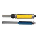 2pcs Top & Bottom Bearing Flush Trim Bits Set, Durable Woodworking Cutting Tool,