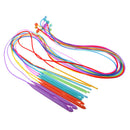 12 Sizes Plastic Flexible Afghan Tunisian Crochet Hooks Weave Needles 120cm