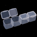 2 Pack 56 Grids Clear Small Parts Storage Box Beads Container Organizer Case