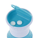 1Pc Pill Medicine Crusher Grinder Grind Splitter Cutter Organize Box Travel U %o