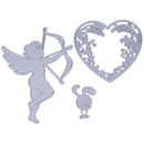 3pcs Love Angel DIY Cutting Dies Photo Album Scrapbooking Embossing Stencil A