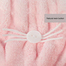 Cute Cat Microfiber Solid Quickly Dry Hair Hat Womens Girls Ladies Cap Bath