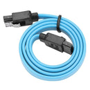 CableDecon 50cm SATA 3.0 Cable 6Gbps Hard Drive Data Cord (Blue Straight)