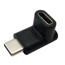 Type-C Male-Female Adaptor Data Syncing Charging Right Angle Converter Cable